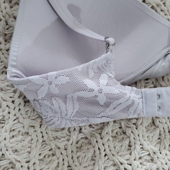 Aerie Real Sunnie Wireless Lilac T Shirt Bra Lightly padded- Fits 32B or 30B - Picture 6 of 13